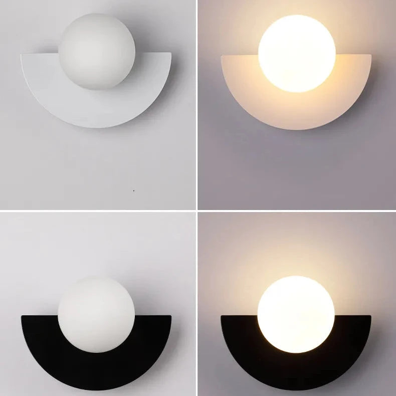 Nordic Colored Wall Lamp – Modern Dual Glow