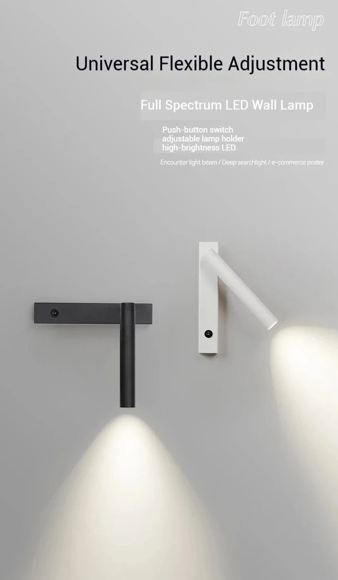 Adjustable Wall Light – Minimalist LED Spotlight