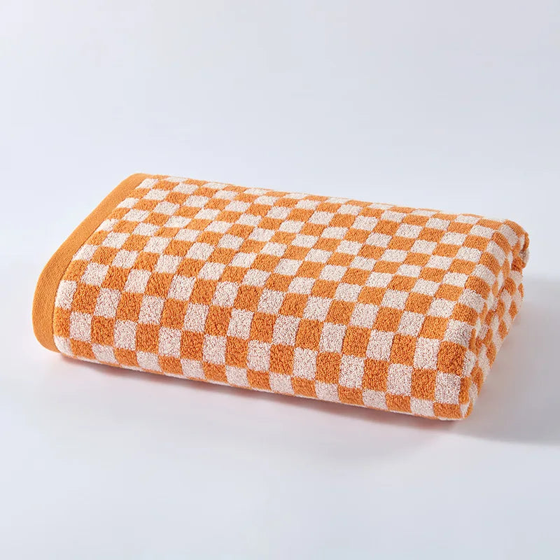 Plaid Cotton Towel Set