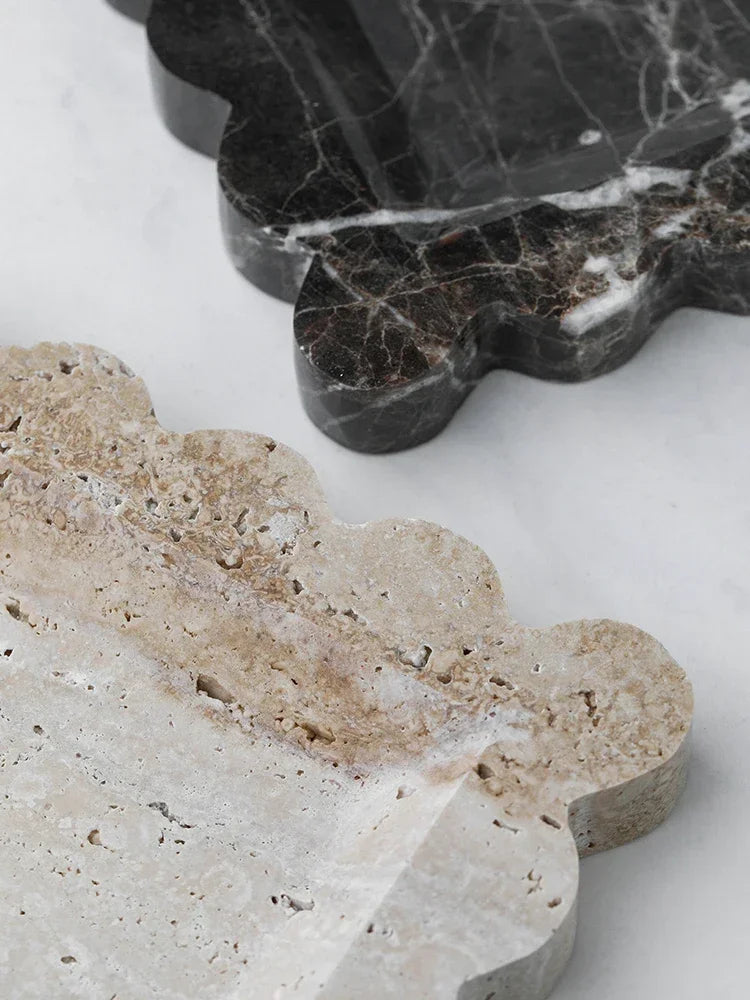 Travertine Stone Decorative Tray