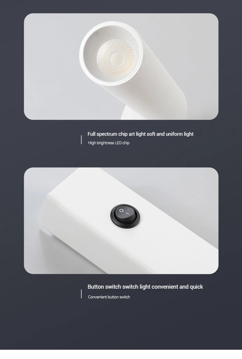 Adjustable Wall Light – Minimalist LED Spotlight