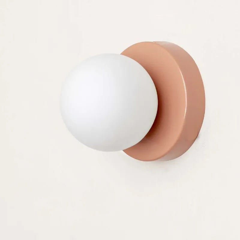 Macaron Round Wall Lamp – Nordic Ball Light