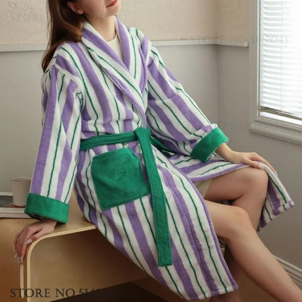 Cotton Terry Bathrobe