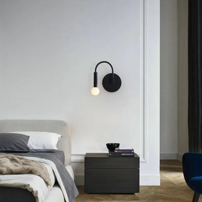 Nordic Black Wall Lamp