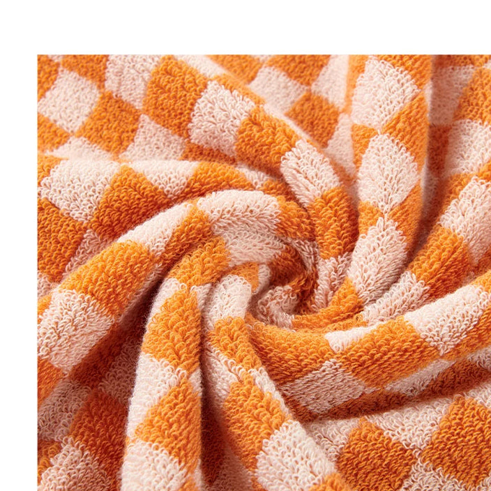 Plaid Cotton Towel Set