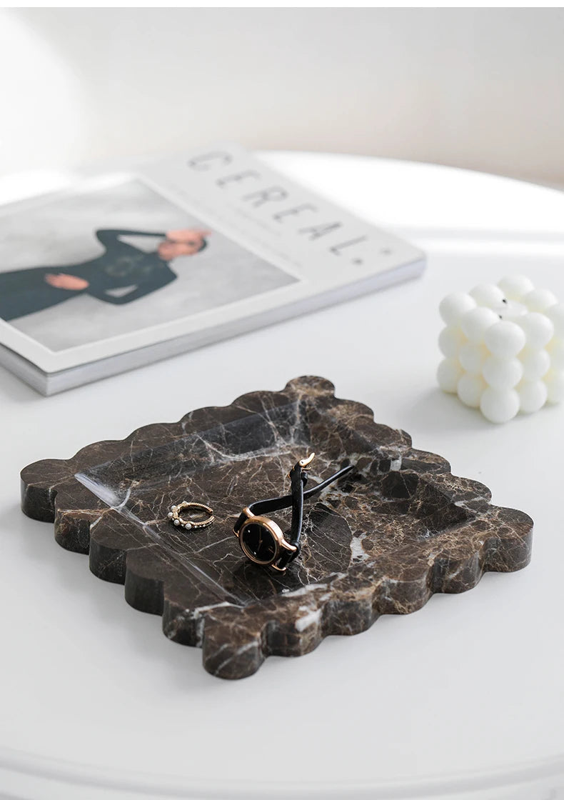 Travertine Stone Decorative Tray