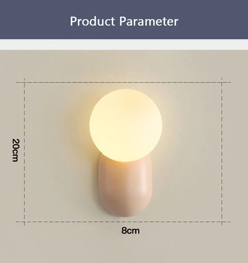 Macaron LED Wall Lamp