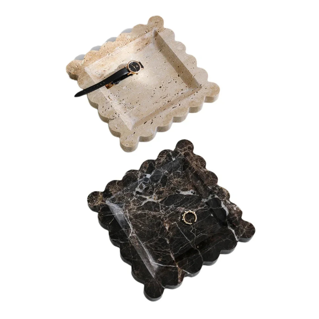 Travertine Stone Decorative Tray