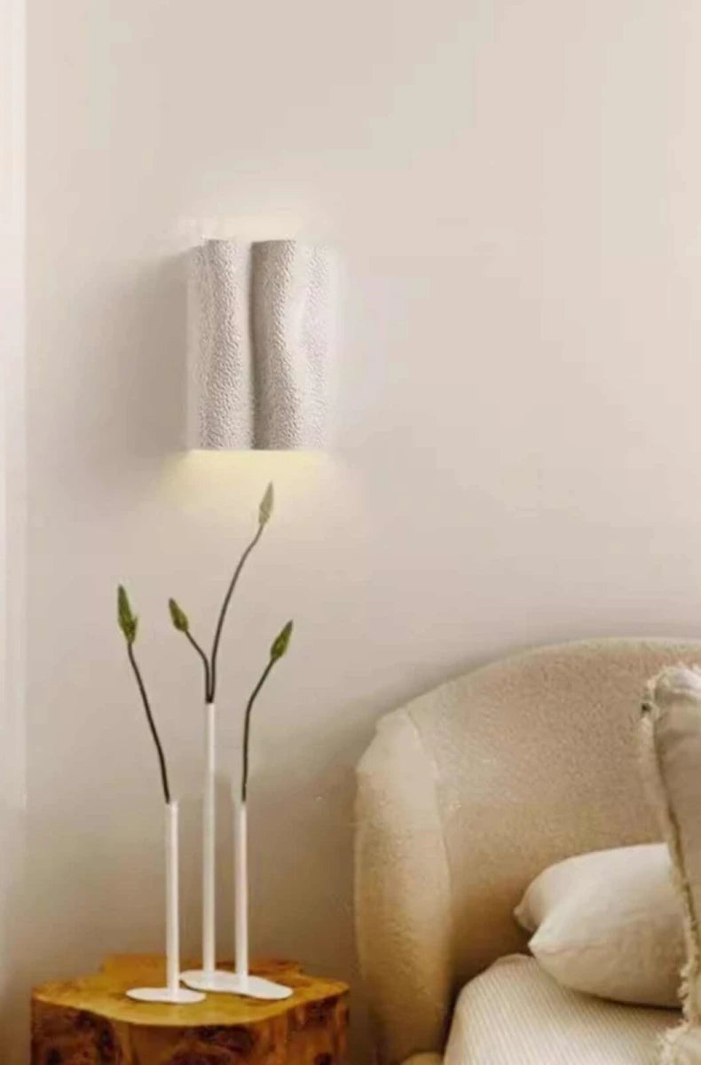 Modern Resin Wall Light – Sculptural LED Sconce