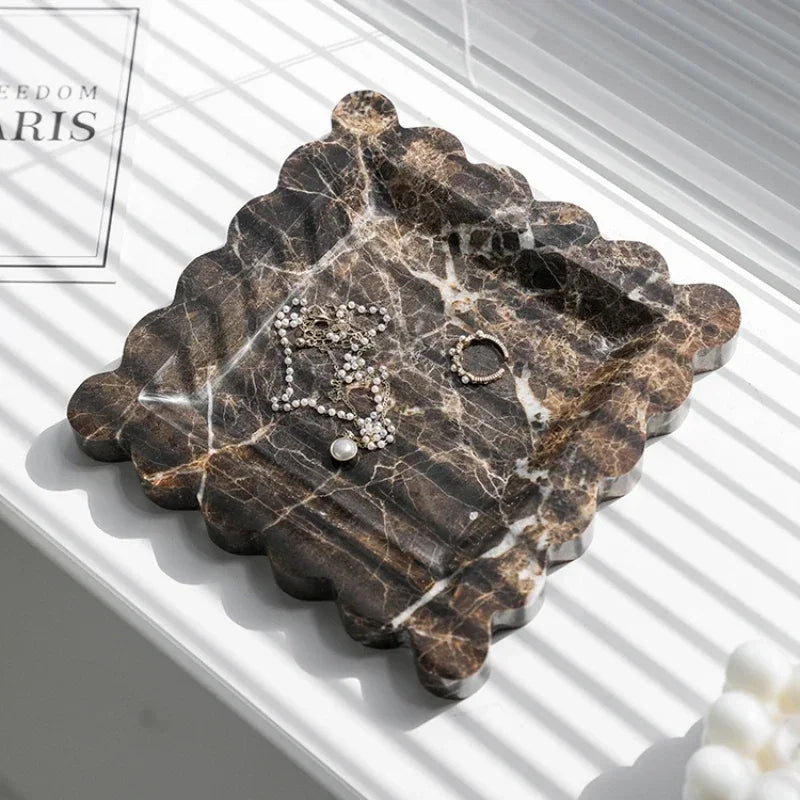 Travertine Stone Decorative Tray