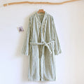 Flannel Stripe Bathrobe