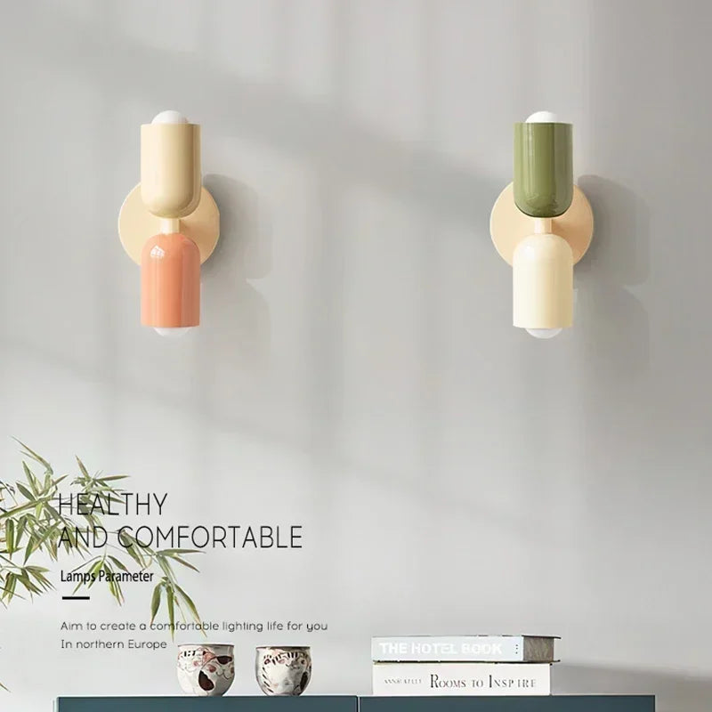 Colorful Wall Lamp – Nordic Macaron Accent Light