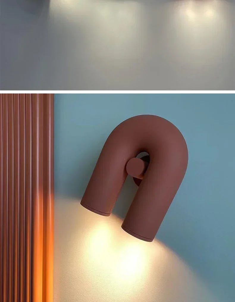 Italy Design LED Wall Lamp — U-Shaped Modern Sconce