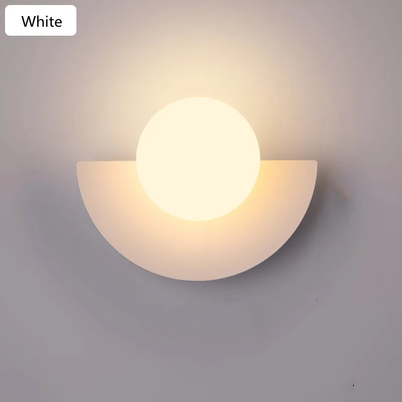 Nordic Colored Wall Lamp – Modern Dual Glow