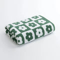 Thickened Cotton Floral Bath Towel