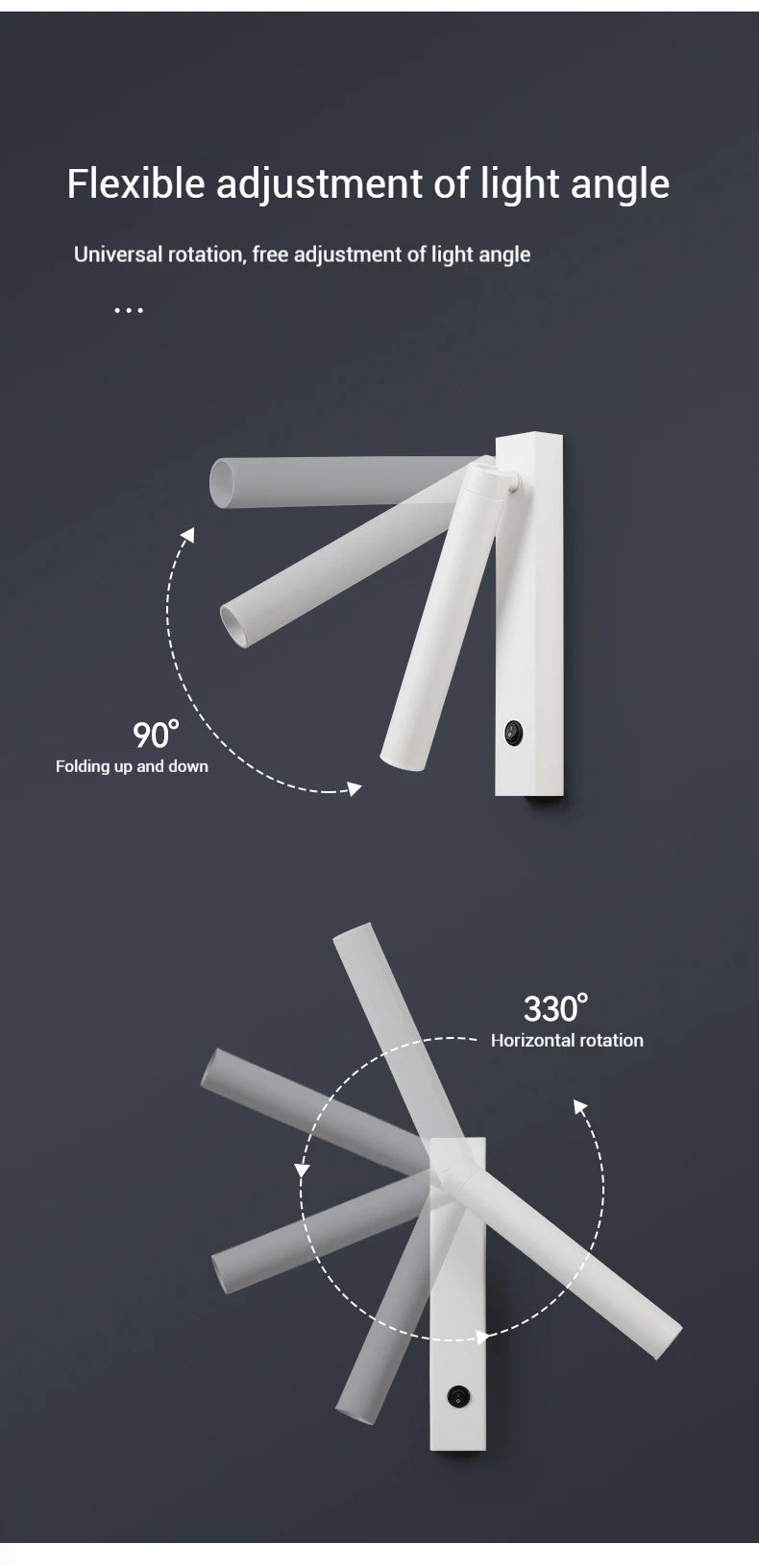 Adjustable Wall Light – Minimalist LED Spotlight