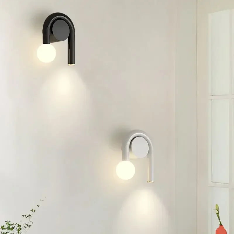 U-Shape Wall Lamp – Modern Nordic Sconce