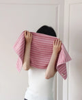 Retro Narrow Striped Cotton Towel