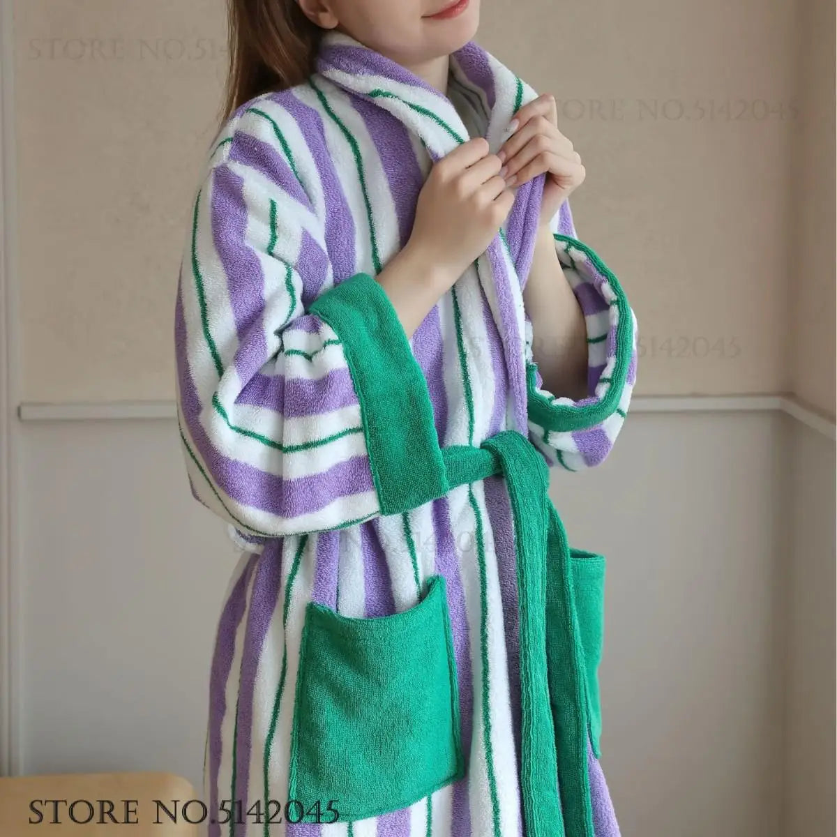 Cotton Terry Bathrobe
