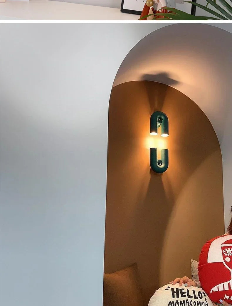 Italy Design LED Wall Lamp — U-Shaped Modern Sconce