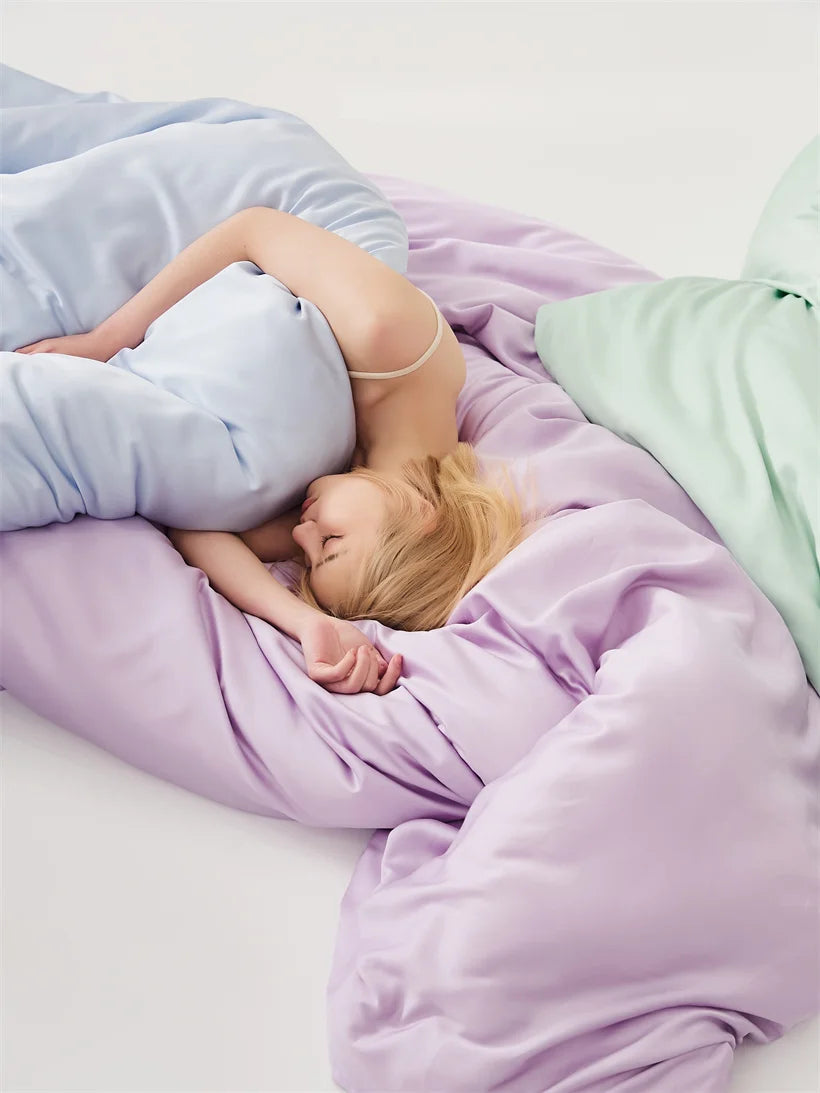 Luxury 100% Mulberry Silk Duvet Cover
