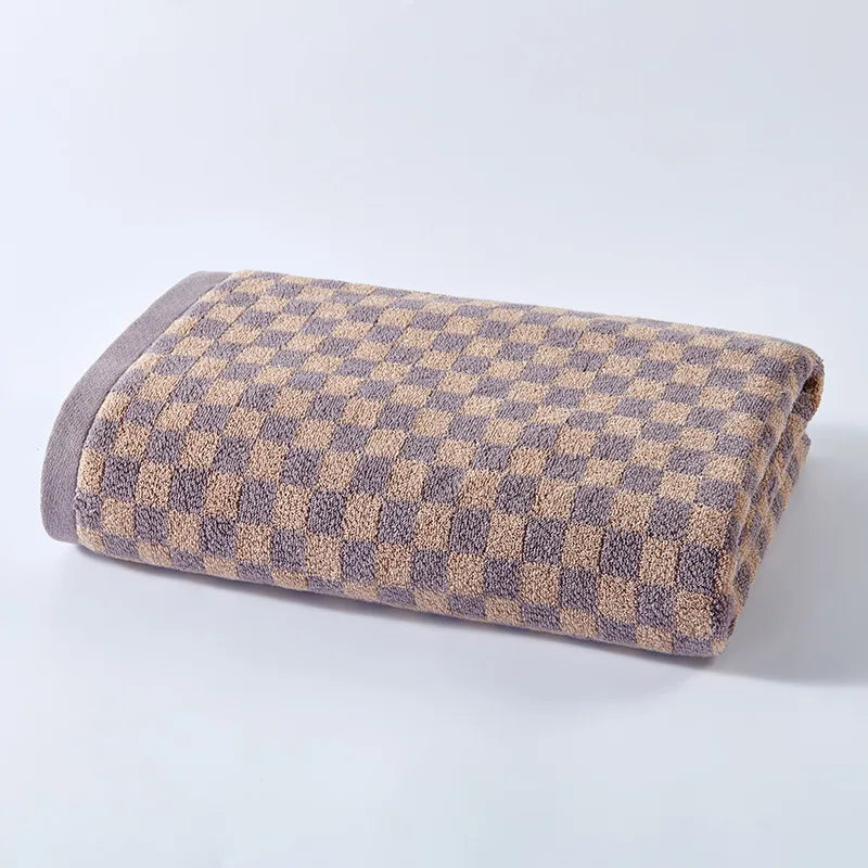 Plaid Cotton Towel Set