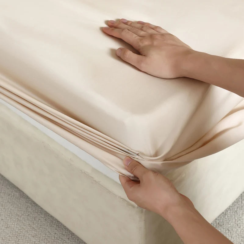 Luxury 100% Mulberry Silk Fitted Sheet