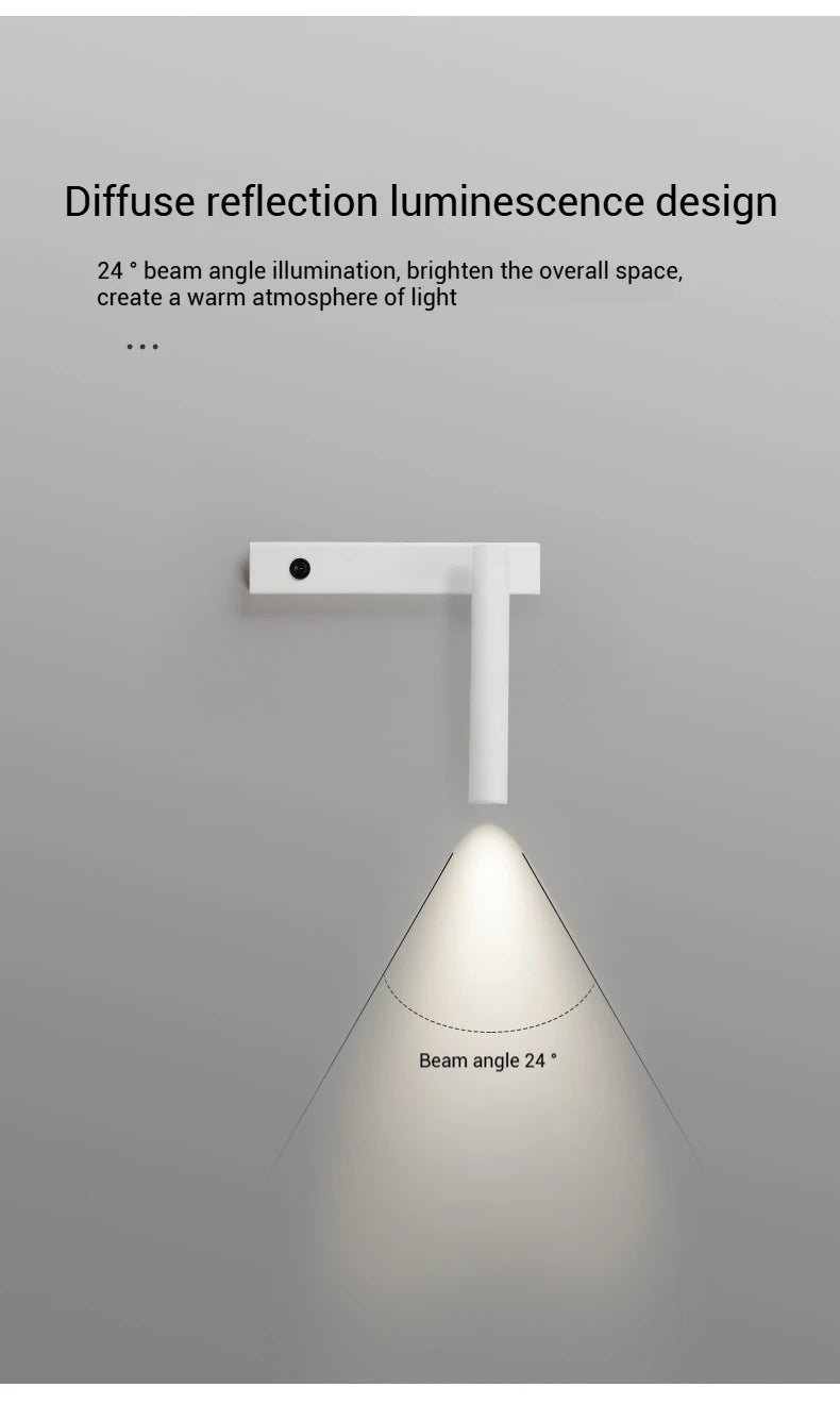 Adjustable Wall Light – Minimalist LED Spotlight