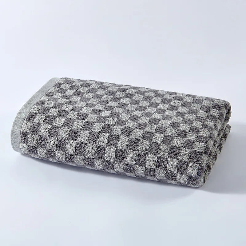 Plaid Cotton Towel Set