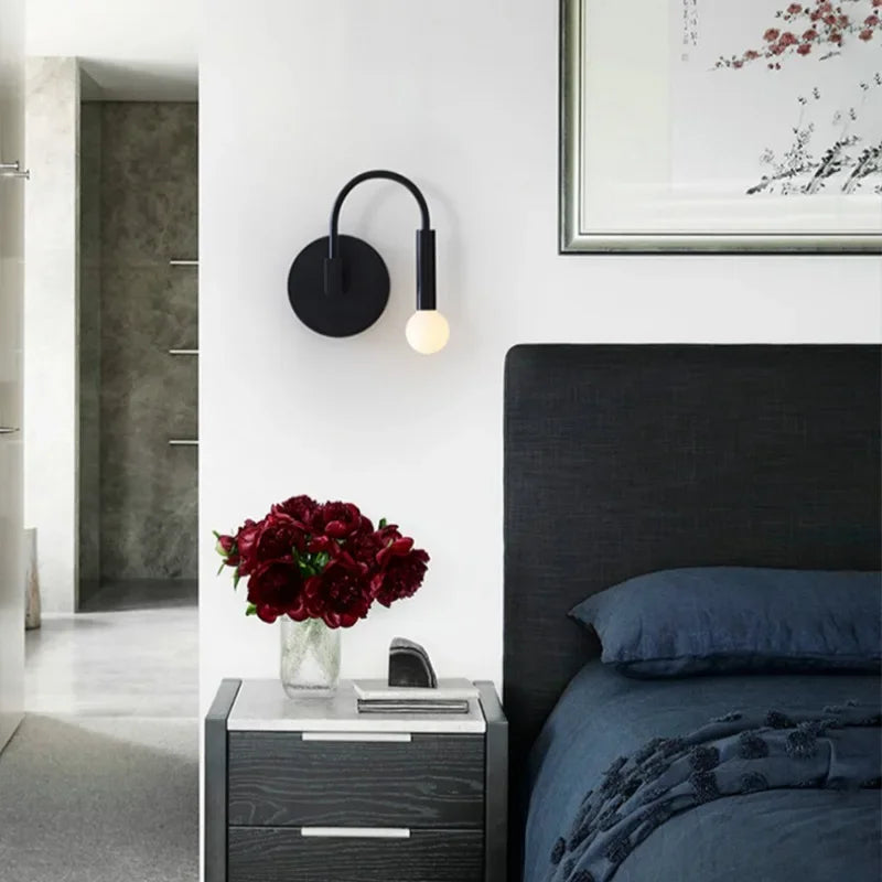 Nordic Black Wall Lamp