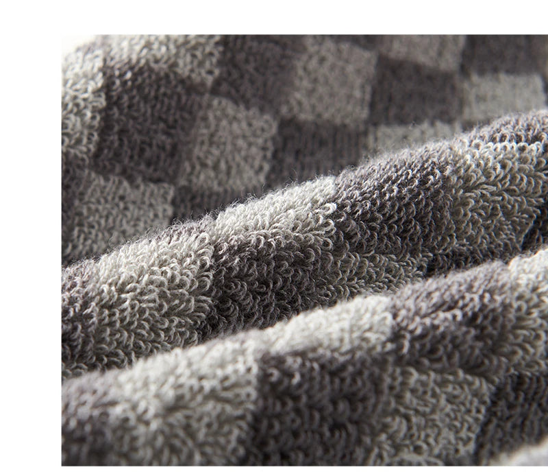 Plaid Cotton Towel Set